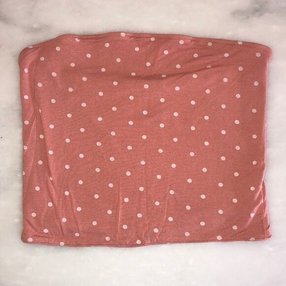 American Eagle Reversible Pink Strapless Crop Top - 2/$15, 3/$20, 4/$25 - Picture 1 of 6